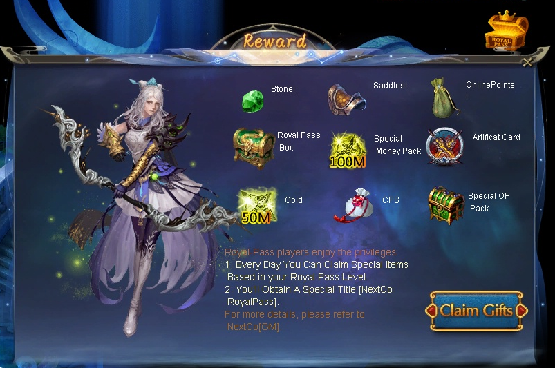 Every Day You Can Claim All Rewards[UP To (7) Times]